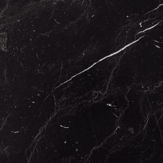 Nero Marquina black marble slab with white veining