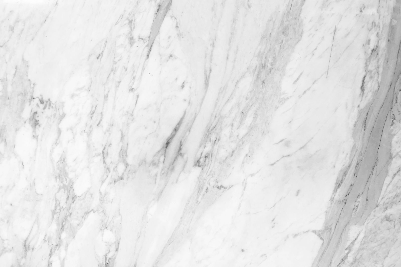 Statuario white marble slab with bold veining